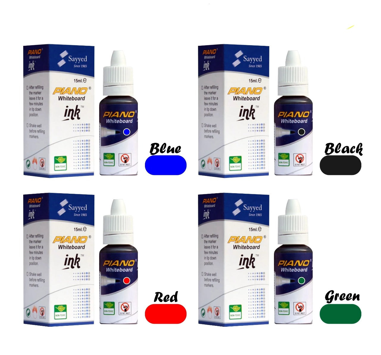 Piano Whiteboard Marker Ink 15ml - Kid Zone PK