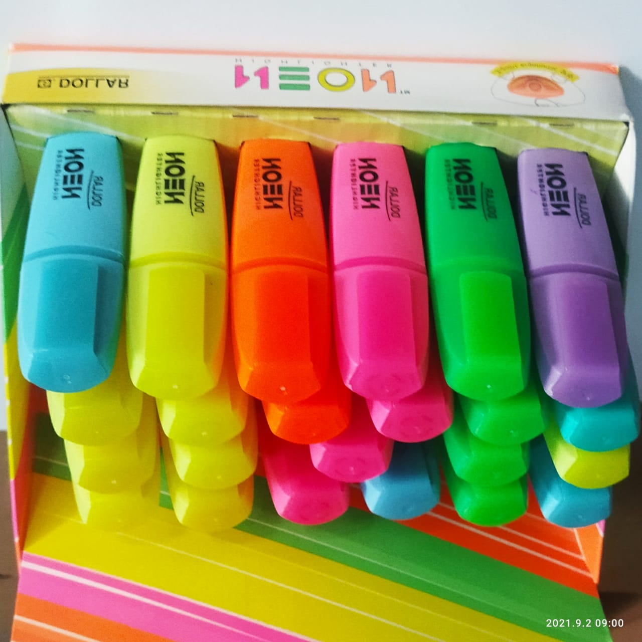 Dollar Neon Highlighter - Kid Zone PK