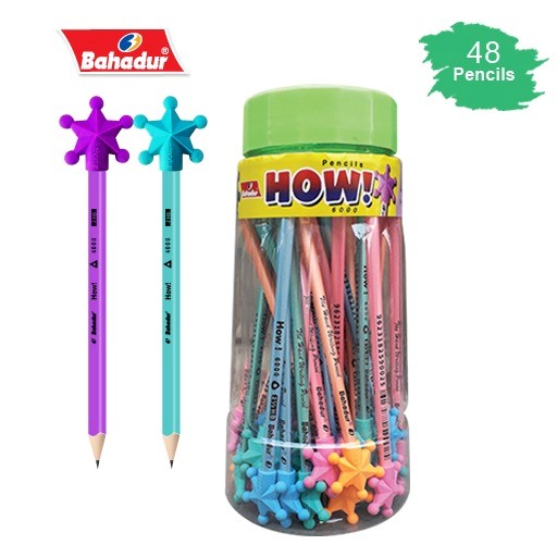 Pencil Bahadur HOW 48 Pcs - Kid Zone PK