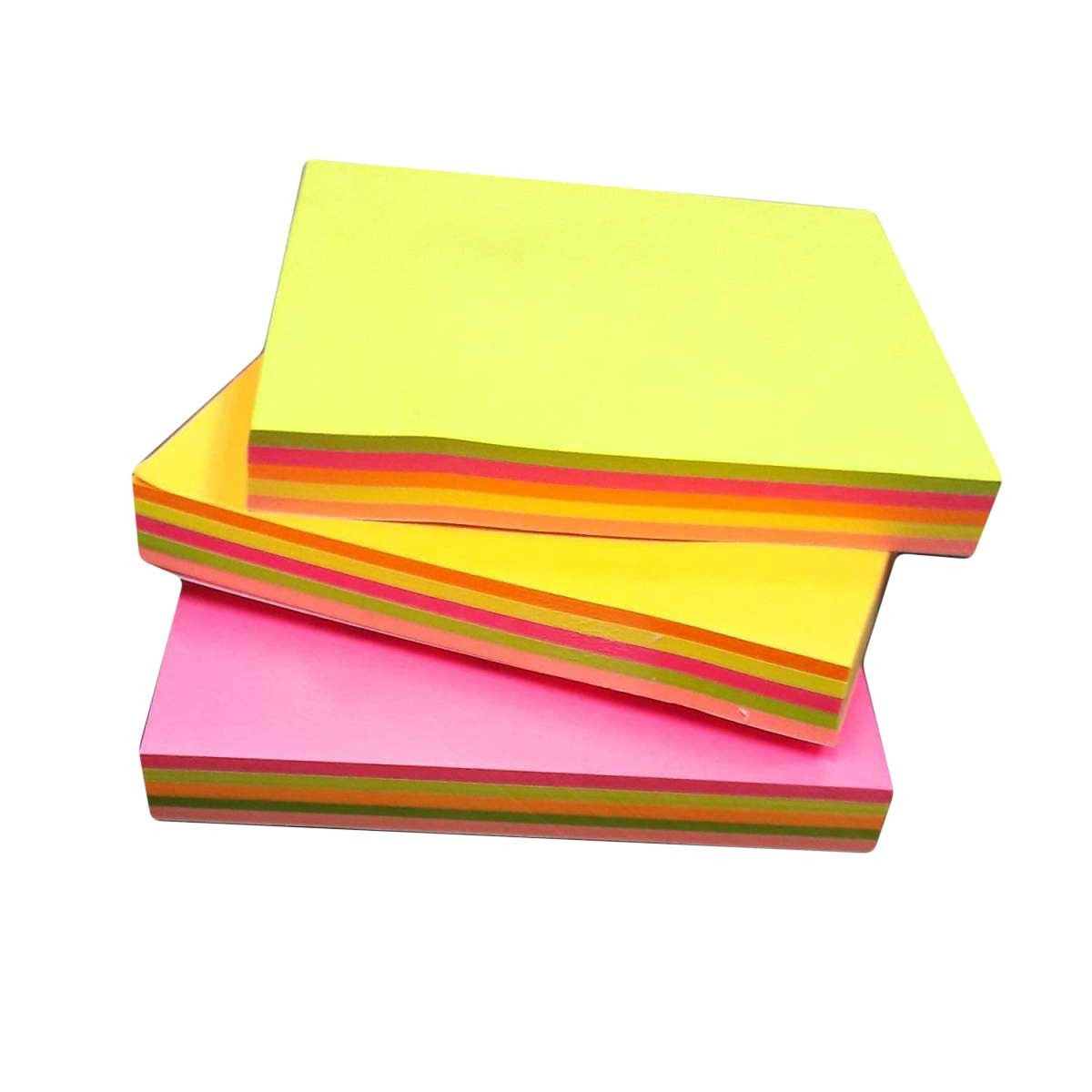 Multicolor Sticky Notes 3x4 (100 Sheets) - Kid Zone PK