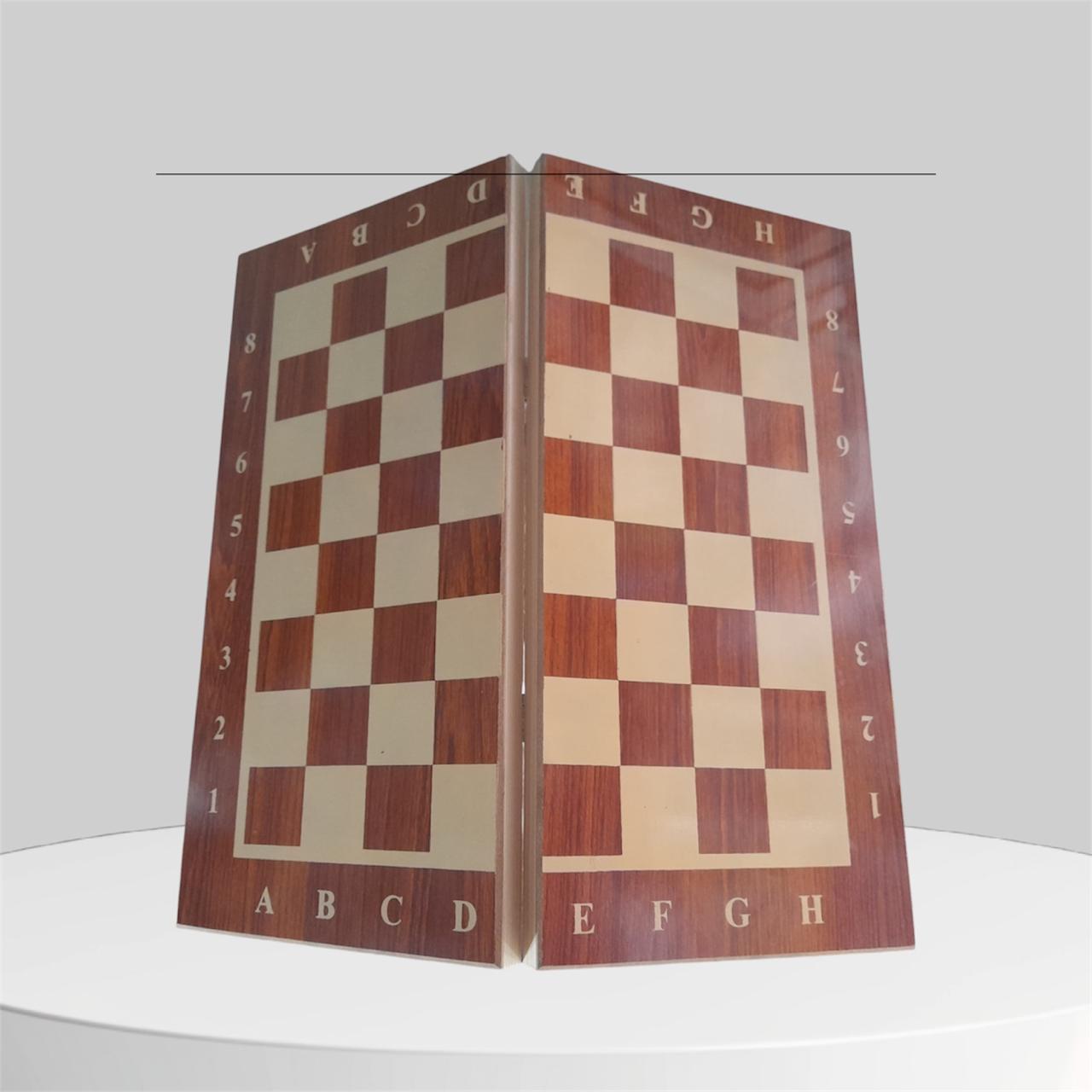 Premium Chess Board with Plastic Tokens | Foldable, Portable & Durable | chess game set |Tournament gameplay