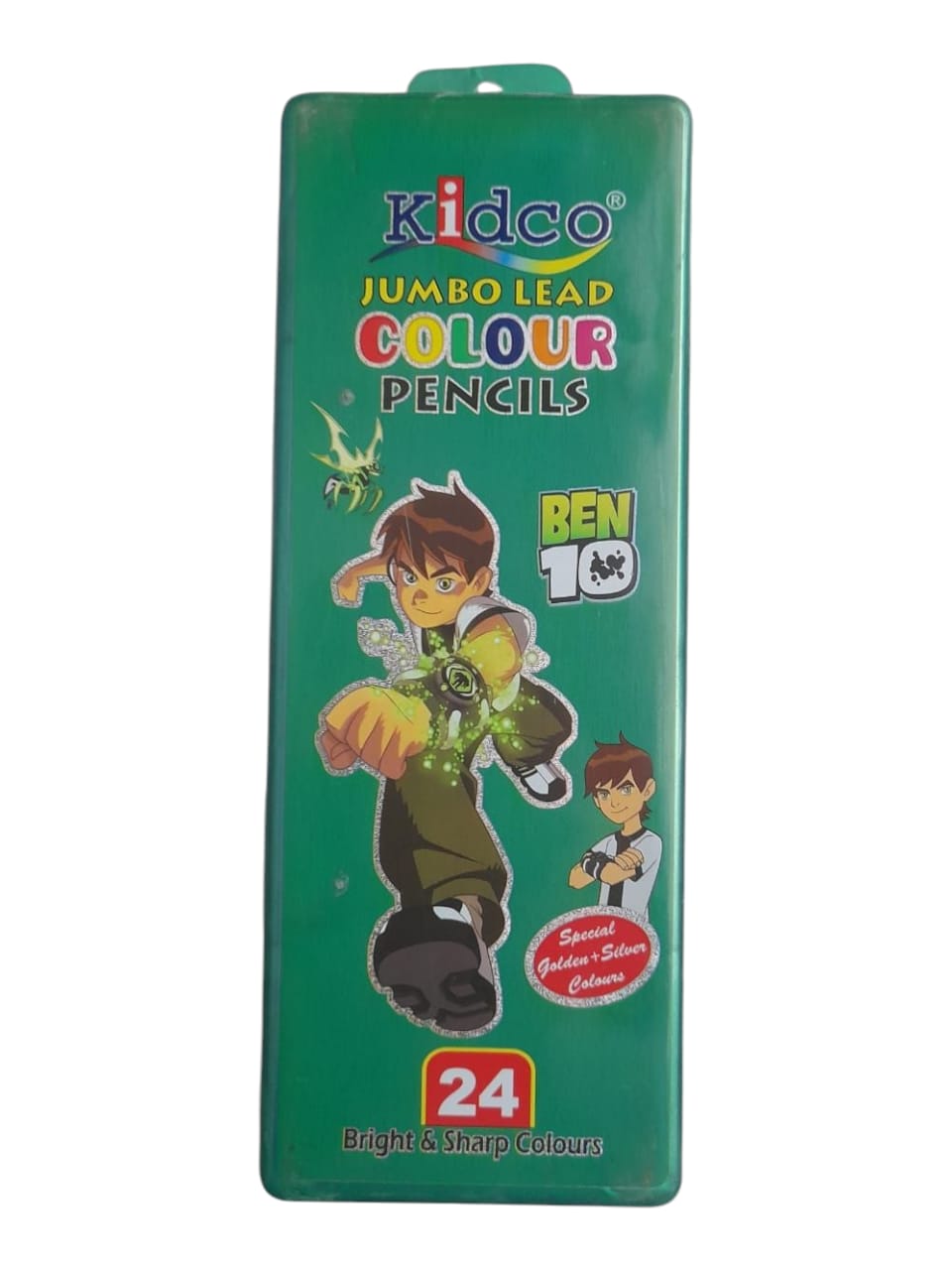 Kidco 24 Pencil Colors Double Sided with Plastic Box Packing