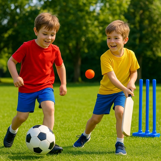 Nurturing Active Kids: Football & Cricket for Healthy Growth