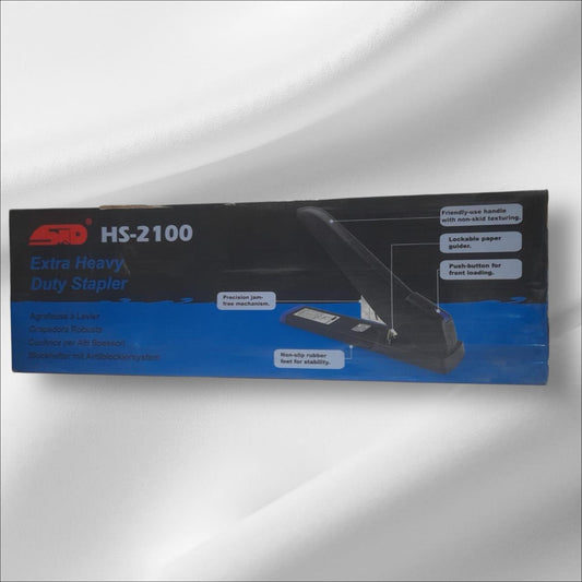 SDI Heavy Duty HS-2100 Stapler | Premium High-Capacity Stapler for Office &amp; Industrial Use | Adjustable Stapling Depth | Robust Metal Build | Anti-Jam System