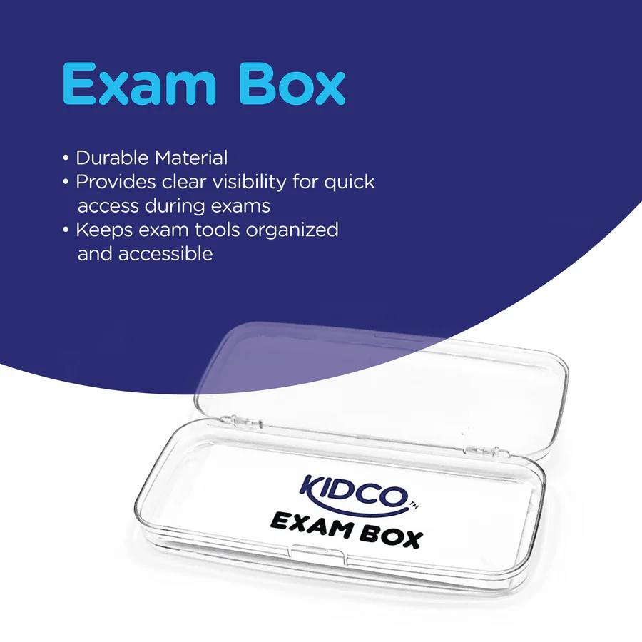 Exam Box made from high-quality, sturdy plastic to withstand everyday use and protect exam essentials. - Kid Zone PK