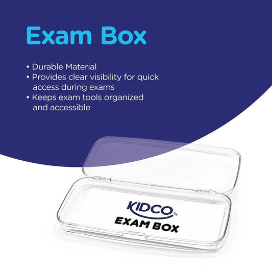 Exam Box made from high-quality, sturdy plastic to withstand everyday use and protect exam essentials. - Kid Zone PK