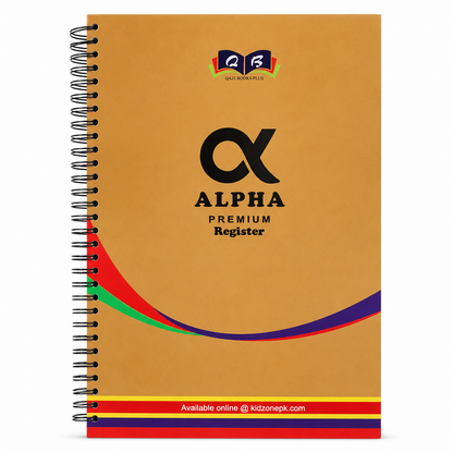 Alpha Register - Premium Spiral Notebook