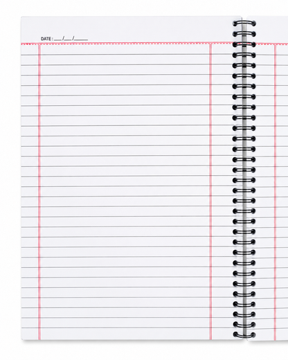 Alpha Register - Premium Spiral Notebook