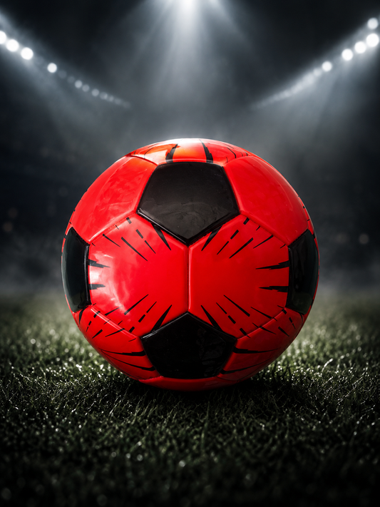 Spider Football – Red & Black Soccer Ball | Training & Outdoor Football
