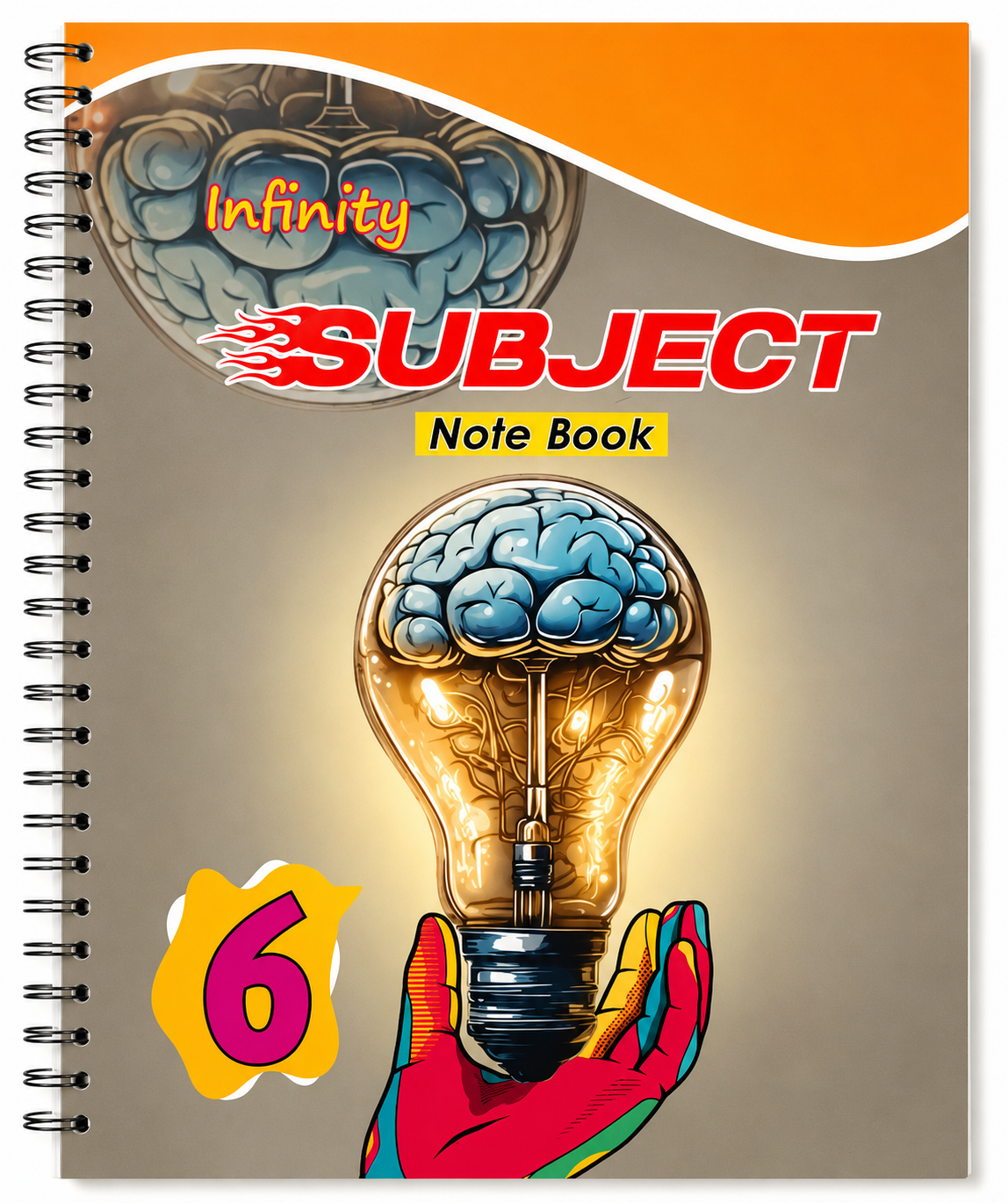 6 Subject Notebook - Normal Paper