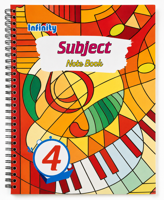 4 Subject Notebook - Normal Paper