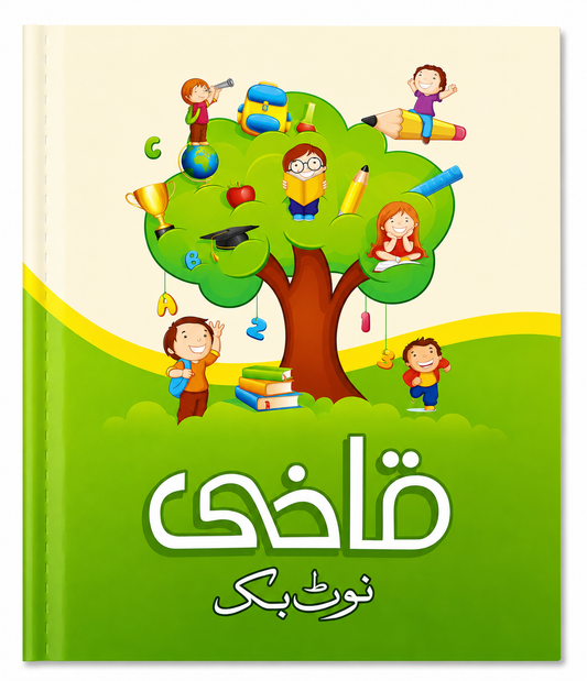 Qazi Note Book A4 Size – Premium Quality 76 Leaves