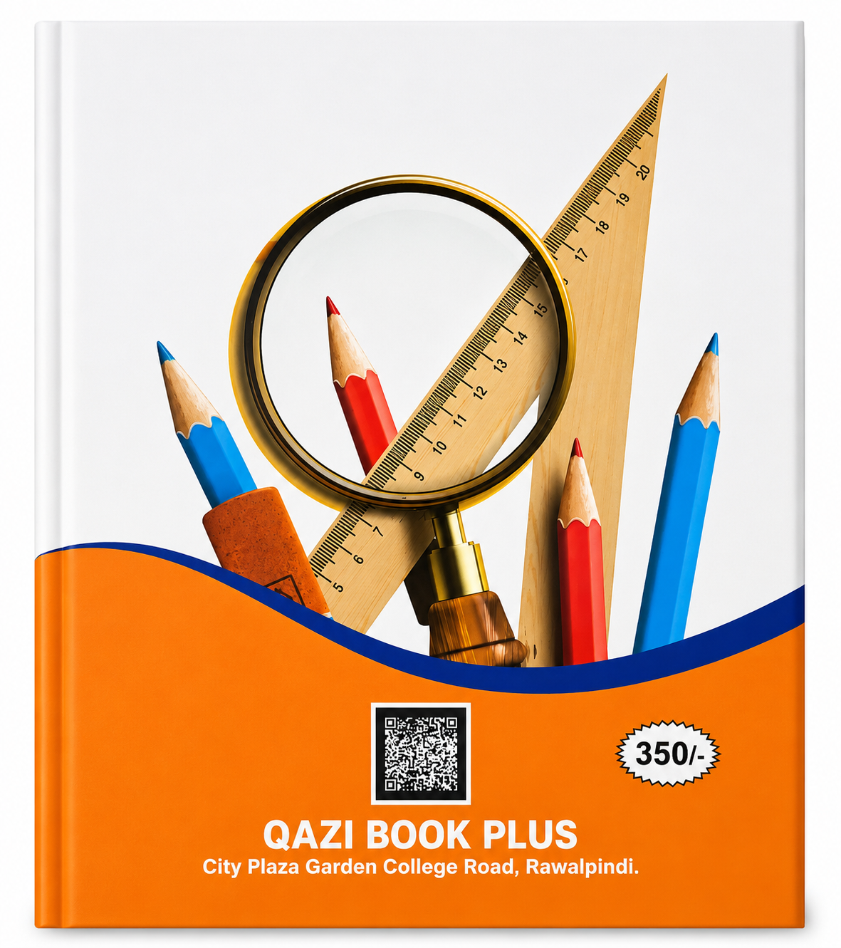 Qazi Note Book A4 Size – Premium Quality 76 Leaves