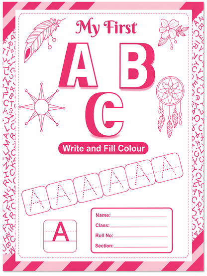 3-in-1 Writing & Colouring Book