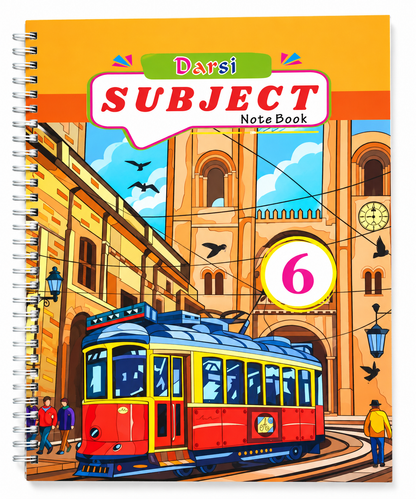 6 Subject Notebook – Fine Quality