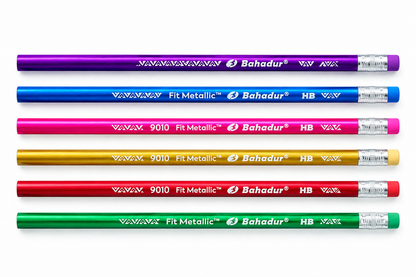 Bahadur Fit Metallic Pencil 9010 HB - Pack of 12