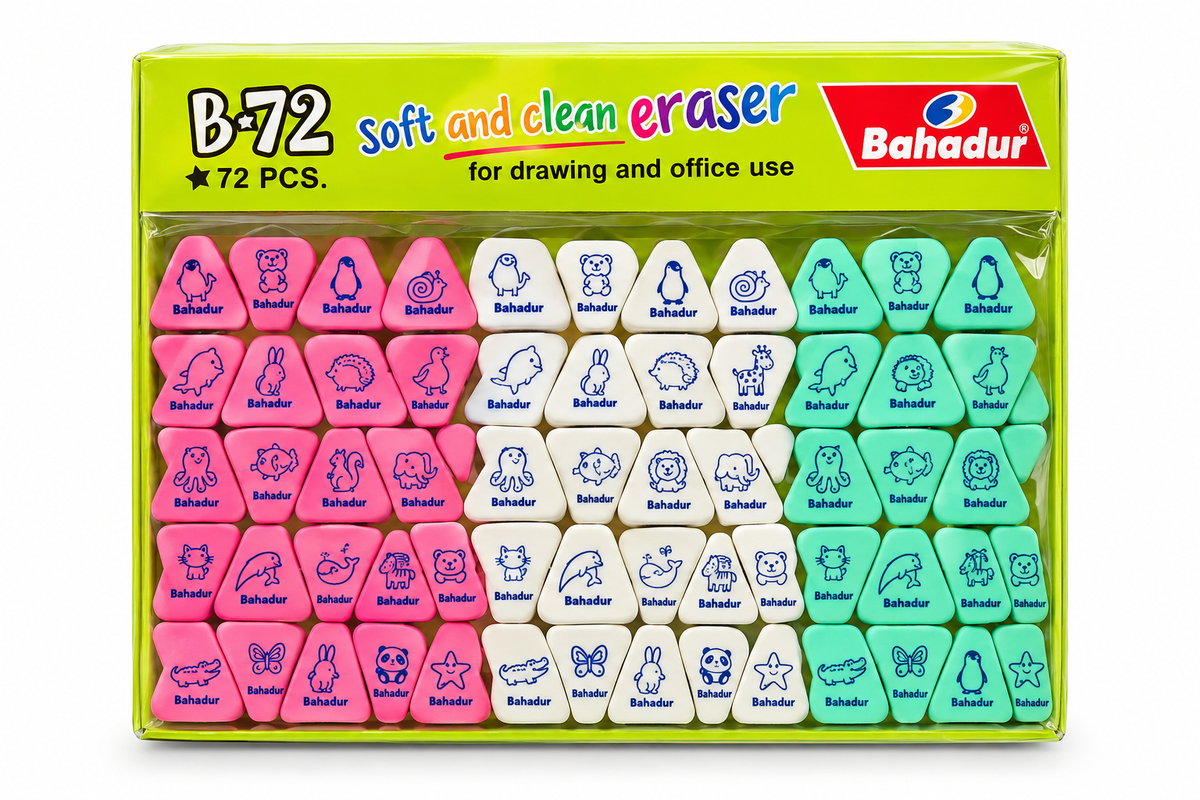 B-72 Triangular Erasers