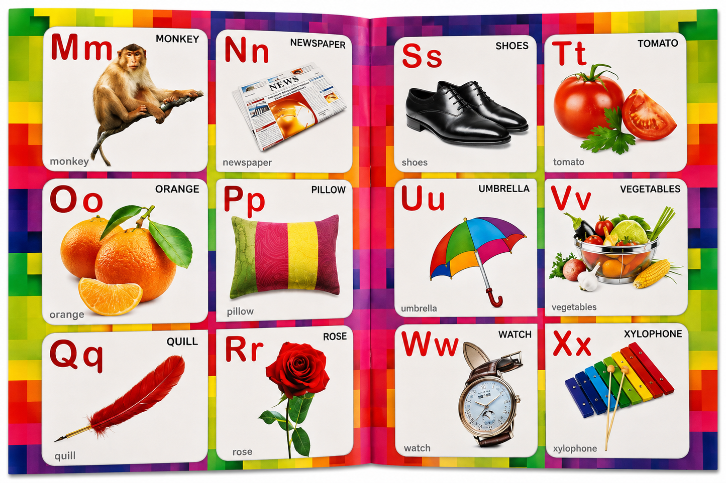 3 in 1 Learning Cards – ABC, Numbers & Urdu