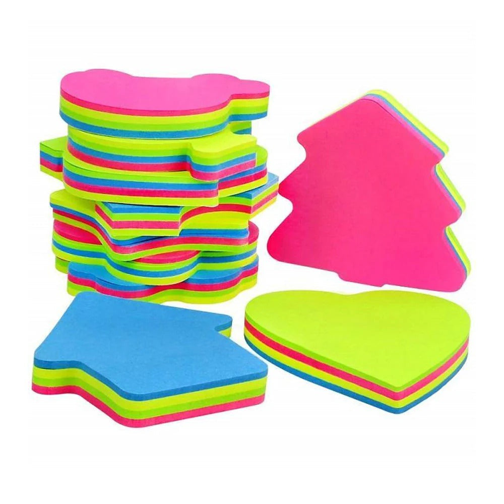 Multicolor Sticky Notes (Shape) 3x3 (100 Sheets) - Kid Zone PK