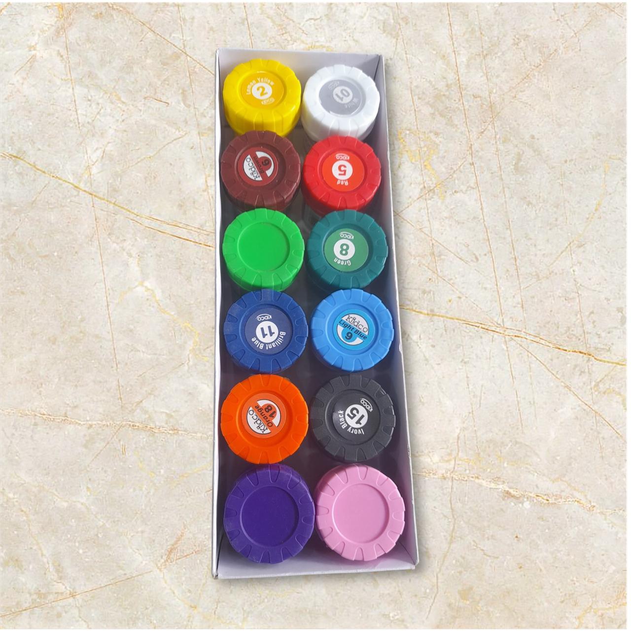 🎨 KIDCO Poster Color K‑12 – 12 × 30 ml Tubes of Non‑Toxic, Vibrant Paint