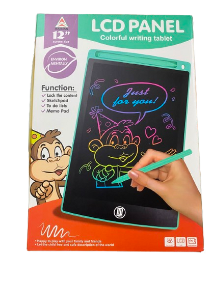 LCD Writing Tablet for Kids – Reusable Drawing & Writing Board | 8.5", 10" & 12"