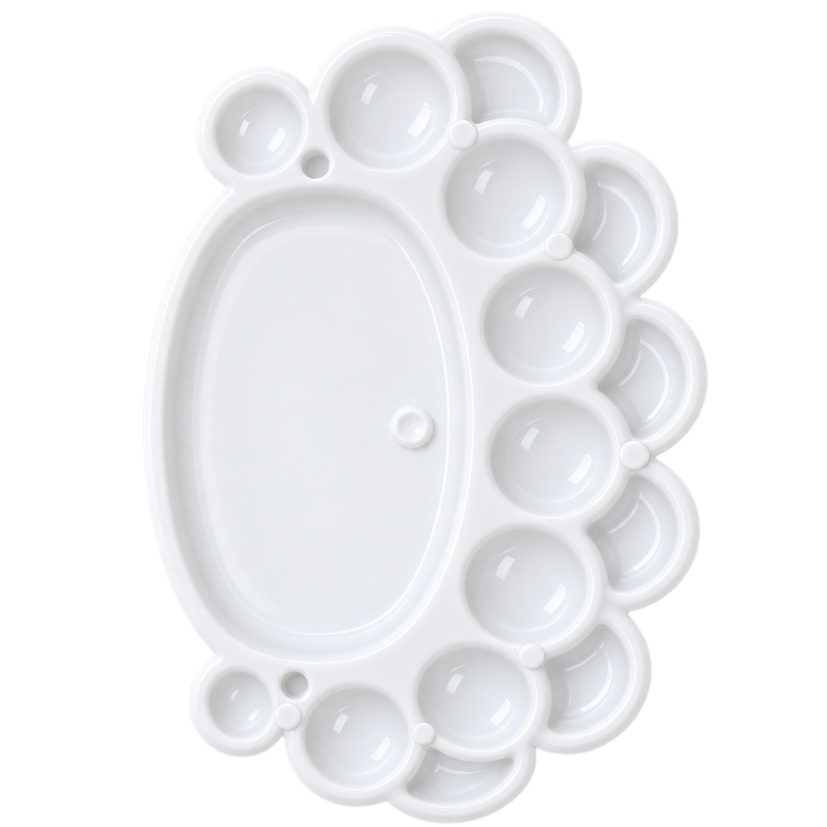 Kidco white colour mixing tray palette for poster paints and art
