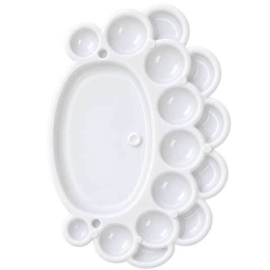 Kidco white colour mixing tray palette for poster paints and art
