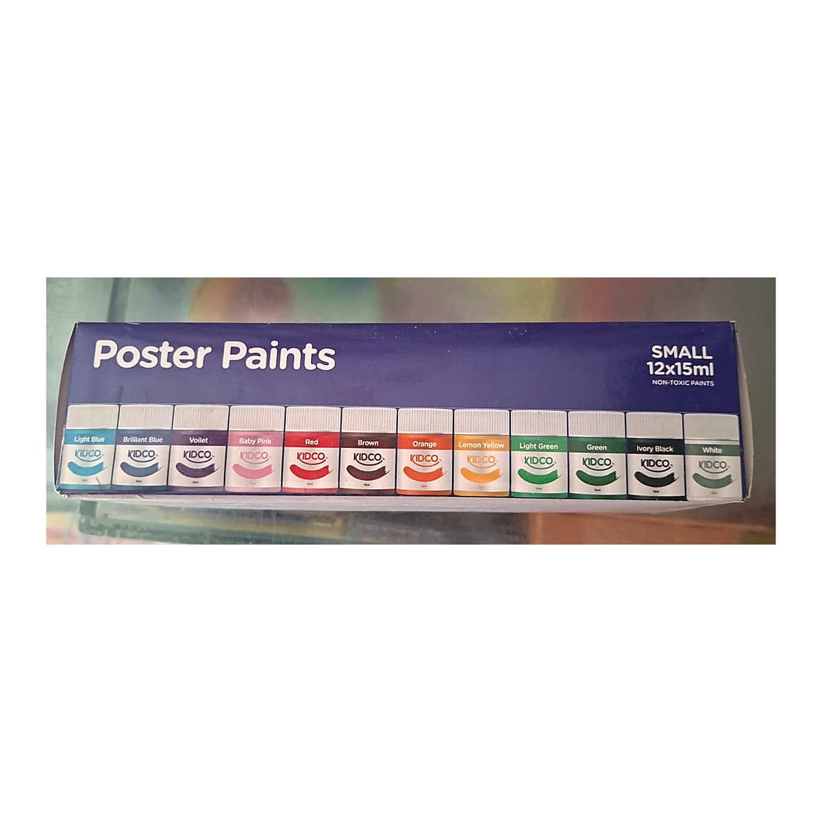 Kidco Poster Paints Small J12 12 colors 15ml each - color set